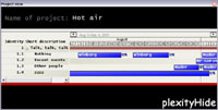 Interactive Gantt chart from plexityHide